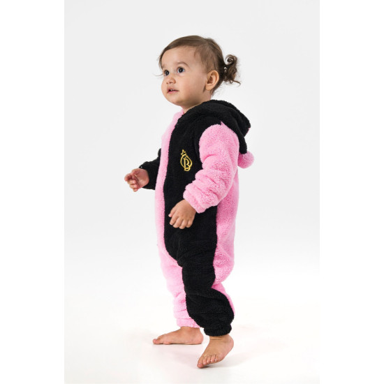 Welsoft Peluş Fermuarlı Kışlık Unisex Kız Erkek Bebek Uyku Tulumu Bebek Tulumu Çocuk Tulumu Kostümü