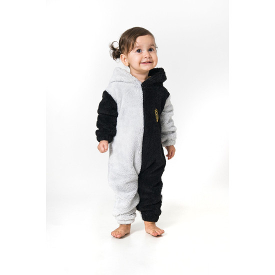 Welsoft Peluş Fermuarlı Kışlık Unisex Kız Erkek Bebek Uyku Tulumu Bebek Tulumu Çocuk Tulumu Kostümü