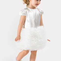 Bebek Kız Çocuk Doğum Günü Parti Düğün Elbise Tüllü Tütü Astarlı Çocuk Giyim Bebek Giyim Kız