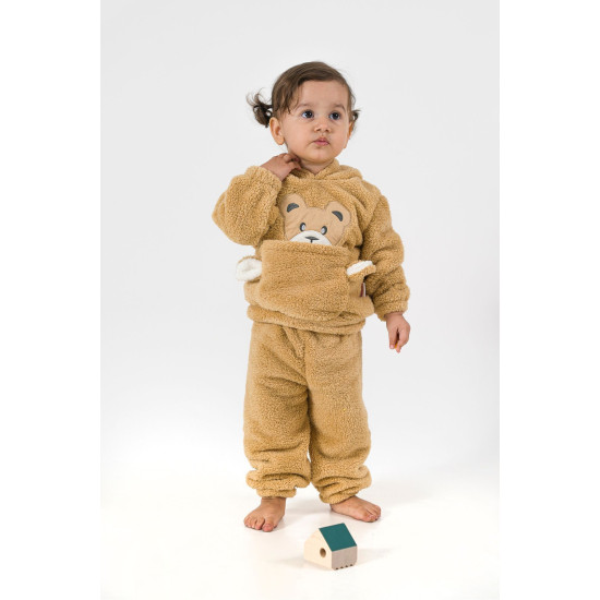 Welsoft Peluş Unisex Kışlık Bebek Takımları Çocuk Giyim Bebek Kıyafeti çocuk kostümü