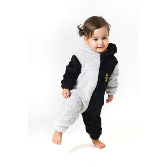 Welsoft Peluş Fermuarlı Kışlık Unisex Kız Erkek Bebek Uyku Tulumu Bebek Tulumu Çocuk Tulumu Kostümü