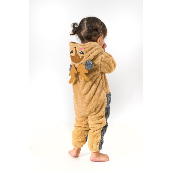 Welsoft Peluş Unisex Kışlık Bebek Takımları Çocuk Giyim Bebek Kıyafeti çocuk kostümü Welsoft Takım