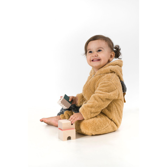 Welsoft Peluş Unisex Kışlık Bebek Takımları Çocuk Giyim Bebek Kıyafeti çocuk kostümü Welsoft Takım