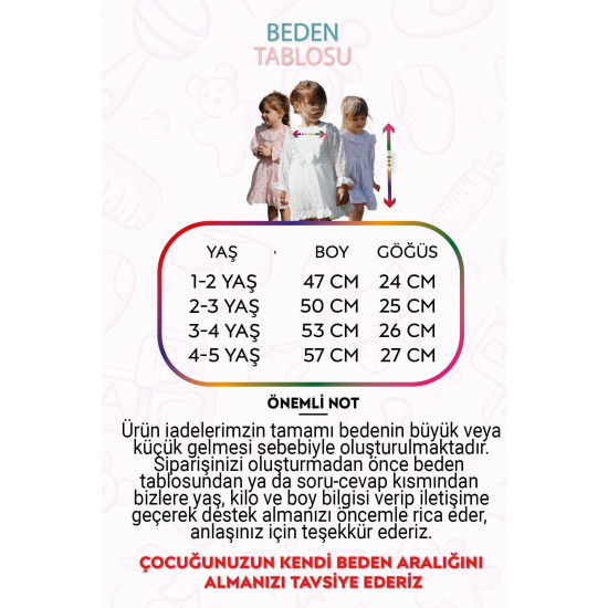 Kız Bebek Kız Çocuk Doğum Günü Parti Düğün Elbise Astarlı Çocuk Giyim bebek giyim Elbuzndnt