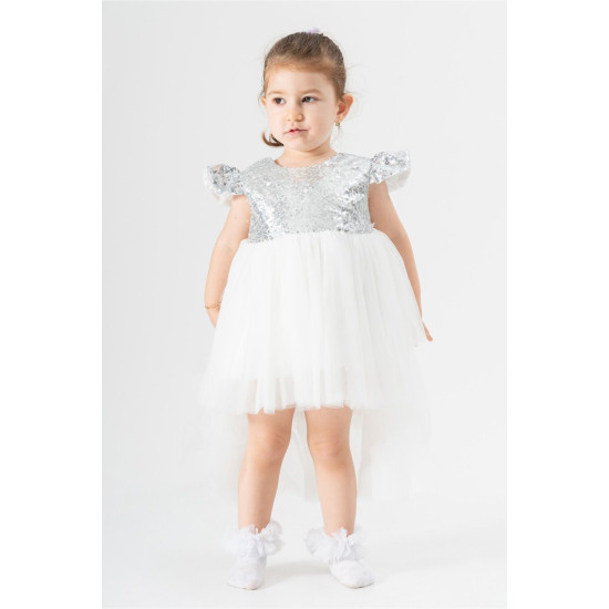 Bebek Kız Çocuk Doğum Günü Parti Düğün Elbise Tüllü Tütü Astarlı Çocuk Giyim bebek giyim Kız Bebek E