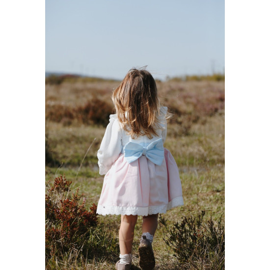 Kız Bebek Kız Çocuk Doğum Günü Parti Düğün Elbise Astarlı Saten Çocuk Giyim bebek giyim Pembe