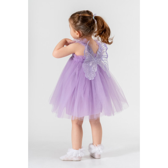 Kız Bebek Kız Çocuk Doğum Günü Parti Düğün Yazlık Elbise Tüllü Tütü Astarlı Bebek Takım Bebek Giyim