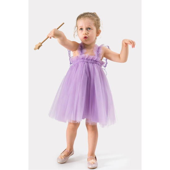 Kız Bebek Kız Çocuk Doğum Günü Parti Düğün Yazlık Elbise Tüllü Tütü Astarlı Bebek Takım Bebek Giyim