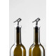Ahşap Stantlı altlıklı   2'li 750 Ml Zeytinyağı Sıvıyağ Şişesi Yağdanlık Yağlık Cam Şişe