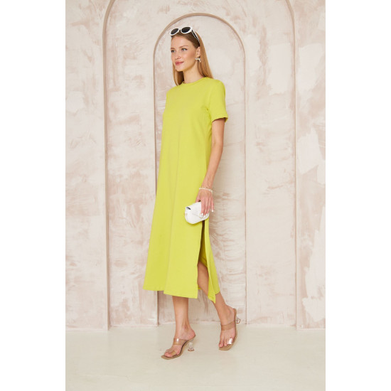 Pasaklı Giyim Kadın Omzu Düğmeli 3618310 Yağ Yeşili