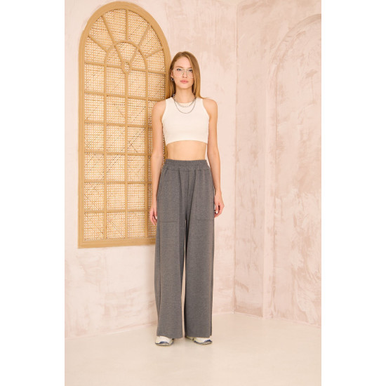 Pasaklı Giyim Kadın Viskon Pantolon-Eşorfman Altı 3465210 Füme