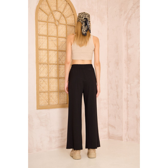 Pasaklı Giyim Kadın Viskon Pantolon-Eşorfman Altı 3465210 Siyah