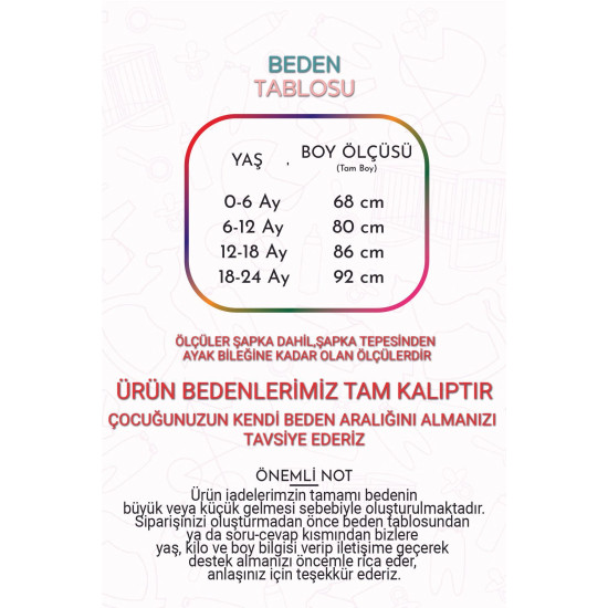 Welsoft Peluş Fermuarlı Kışlık Unisex Kız Erkek Bebek Uyku Tulumu Bebek Tulumu Çocuk Tulumu Kostümü