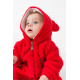 Welsoft Peluş Fermuarlı Kışlık Unisex Kız Erkek Bebek Uyku Tulumu Bebek Tulumu Çocuk Tulumu Kostümü
