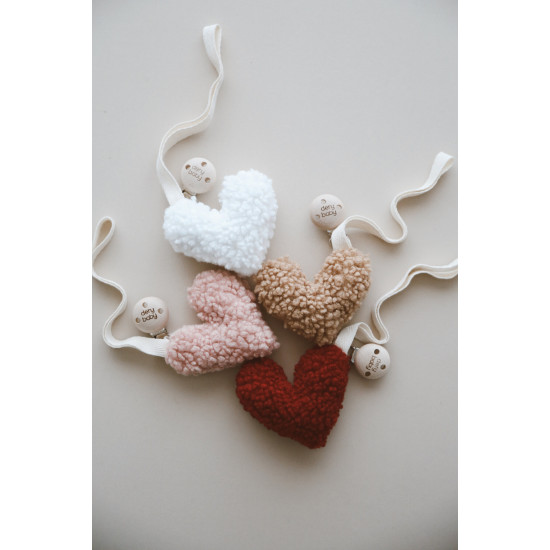 TEDDY MOON KAHVE KALP EMZİK ASKISI