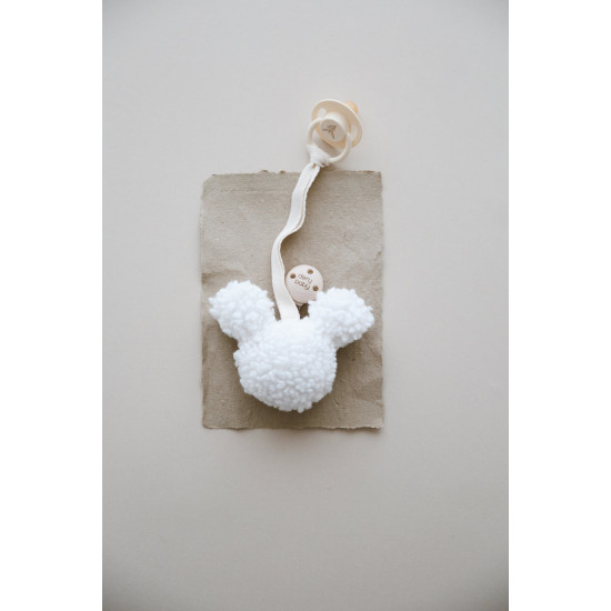 TEDDY MOON BEYAZ SOURİS EMZİK ASKISI