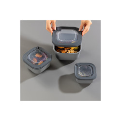 3'lü Yeşil Mikrodalga Ve Difrize Uygun Vip Kapaklı Özel Saklama Kabı Seti