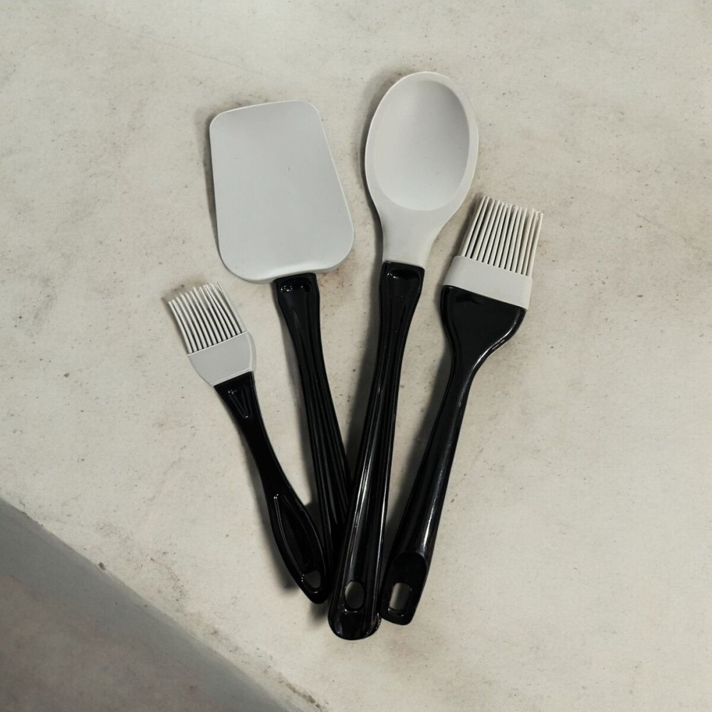 4 lü Silikon Kaşık ve Spatula Seti