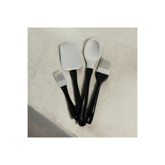 4 lü Silikon Kaşık ve Spatula Seti