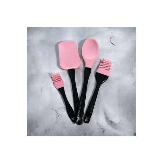 4 lü Silikon Kaşık ve Spatula Seti