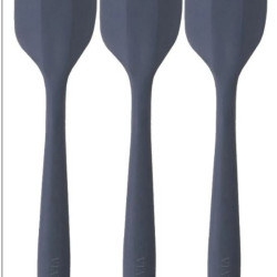 3'lü Gri Yassı Silikon Spatula