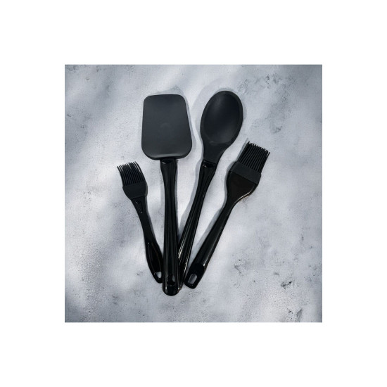 4 lü Silikon Kaşık ve Spatula Seti