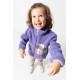 Welsoft Peluş Kuzu Fermuarlı Kışlık Unisex Kız Erkek Bebek Çocuk Mont Kaban Hırka Ceket