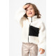 Welsoft Peluş Kuzu Fermuarlı Kışlık Unisex Kız Erkek Bebek Çocuk Mont Kaban Hırka Ceket