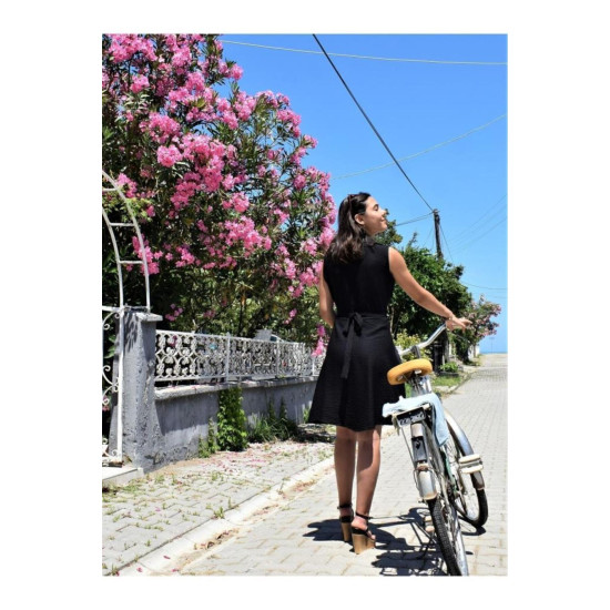 Pasaklı Giyim Kadın Kloş Elbise 2945400 Siyah