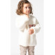 Welsoft Peluş Kuzu Fermuarlı Kışlık Unisex Kız Erkek Bebek Çocuk Mont Kaban Hırka Ceket