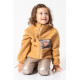 Peluş Kuzu Fermuarlı Kışlık Unisex Kız Erkek Bebek Çocuk Mont Kaban Hırka Ceket