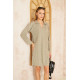 Pasaklı Giyim Polo Yaka Triko Elbise 2988176 Bej