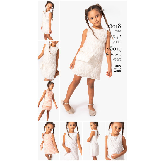 Kız Bebek Kız Çocuk Doğum Günü Parti Düğün Elbise Kısa Kol Çantalı Fırfırlı Tüllü Tütülü Tütü Astarl