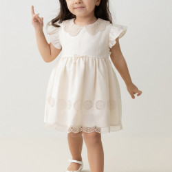 Bebek Kız Çocuk Doğum Günü Parti Elbise Tüllü Tütü Astarlı Çocuk Giyim bebek giyim Kız Bebek Sarı