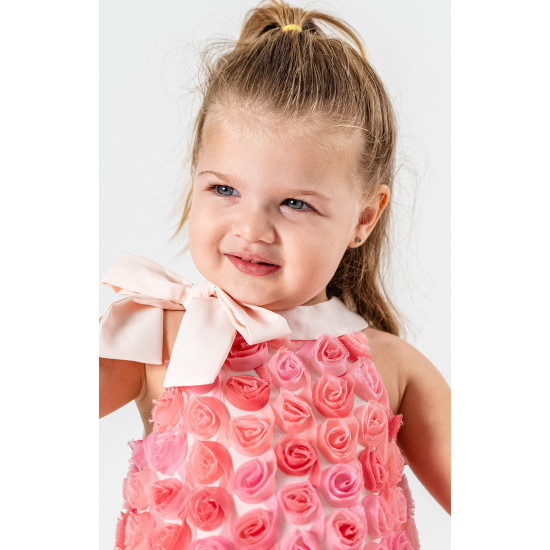 Kız Bebek Kız Çocuk Doğum Günü Parti Düğün Elbise Kısa Kol Kolsuz Fırfırlı Tüllü Tütülü Tütü Astarlı