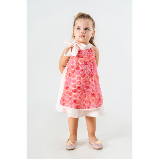 Kız Bebek Kız Çocuk Doğum Günü Parti Düğün Elbise Kısa Kol Kolsuz Fırfırlı Tüllü Tütülü Tütü Astarlı