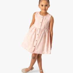 Kız Bebek Kız Çocuk Doğum Günü Parti Düğün Elbise Kısa Kol Kolsuz Astarlı