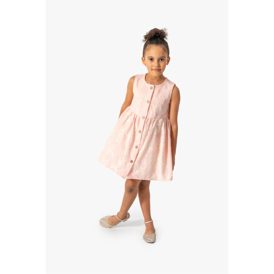 Kız Bebek Kız Çocuk Doğum Günü Parti Düğün Elbise Kısa Kol Kolsuz Astarlı