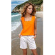 Pasaklı Giyim Kadın Kalın Askılı Bluz 2911275 Turuncu