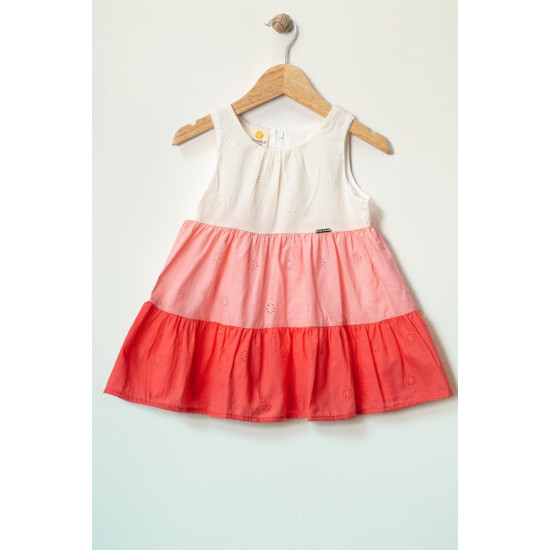 Kız Bebek Kız Çocuk Doğum Günü Parti Düğün Elbise Kısa Kol Askılı Astarlı Elbise