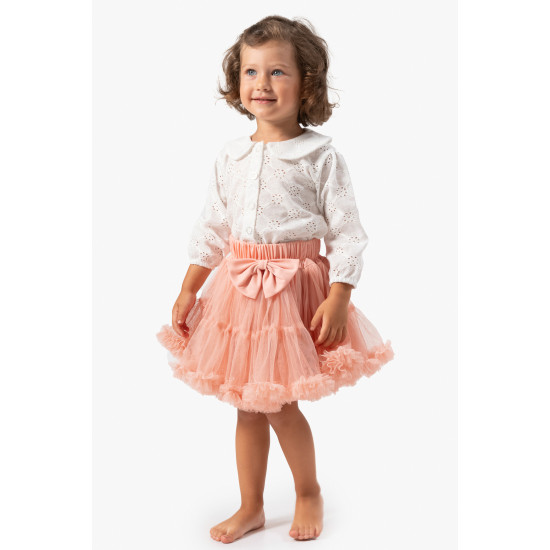 Kız Bebek Elbise Kız Çocuk Elbise Doğum Günü Parti Düğün Tütü Uzun Kollu Astarlı Etek Elbise