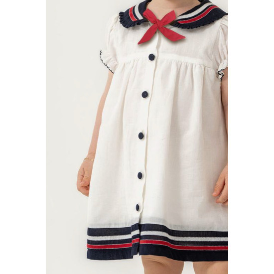 Kız Bebek Kız Çocuk Doğum Günü Parti Düğün Elbise Kısa Kol Kurdela Astarlı Elbise