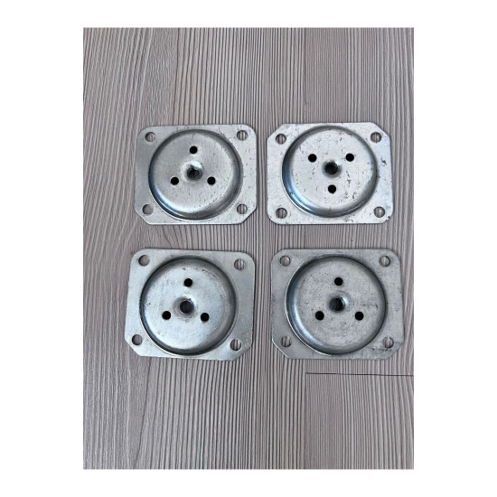 Açılı Metal Bağlantı Aparatı (M8 VİDA GİRİŞLİ) 4 Adet Mobilya, Masa, Sandalye, Sehpa Montaj