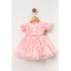 Kız Bebek Elbise Kız Çocuk Elbise Doğum Günü Parti Düğün Elbise Kısa Kollu Astarlı Elbise