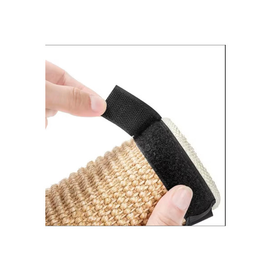 Doğal Sisal Kedi Tırmalama Halısı 60x30 Cm — Mobilya Koruma, Tırmalama Halısı