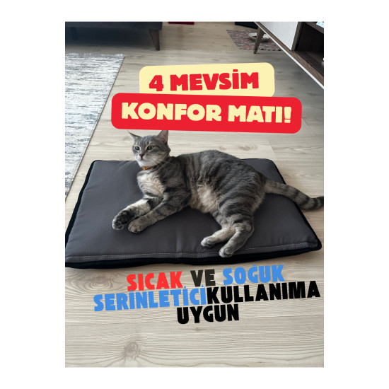 4 Mevsim Evcil Hayvan Konfor Matı (65X40 CM) -Sıcak ve Soguk Kullanımda Uygundur.