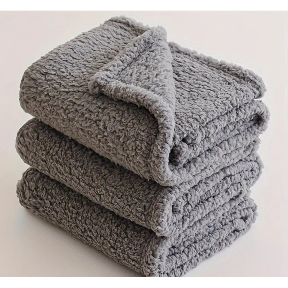 1 Adet 80x100 CM Kedi ve köpekler için peluş Yıkanabilir battaniye yumuşak sarılmalık
