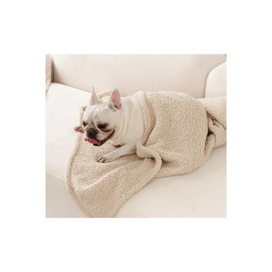 1 ADET 80x100 CM Kedi ve köpekler için peluş Yıkanabilir battaniye yumuşak sarılmalık