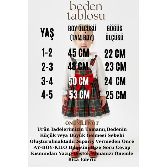 Kız Bebek Elbise Kız Çocuk Elbise Doğum Günü Parti Düğün Özel Gün Uzun Kol Astarlı Elbise