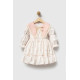 Kız Bebek Elbise Kız Çocuk Elbise Yakalı Doğum Günü Parti Düğün Özel Gün Uzun Kol Astarlı Elbise